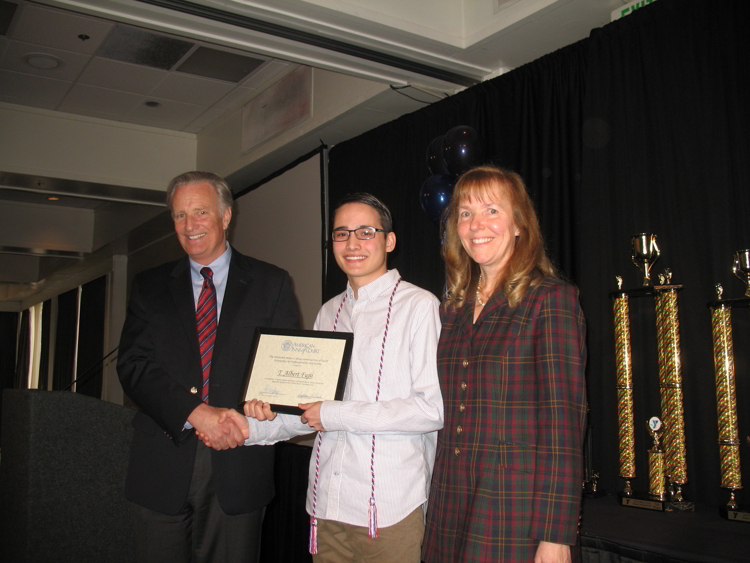 2015 Scholarship Winner Albert Fujii